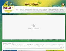 Tablet Screenshot of kanakagroup.co.in